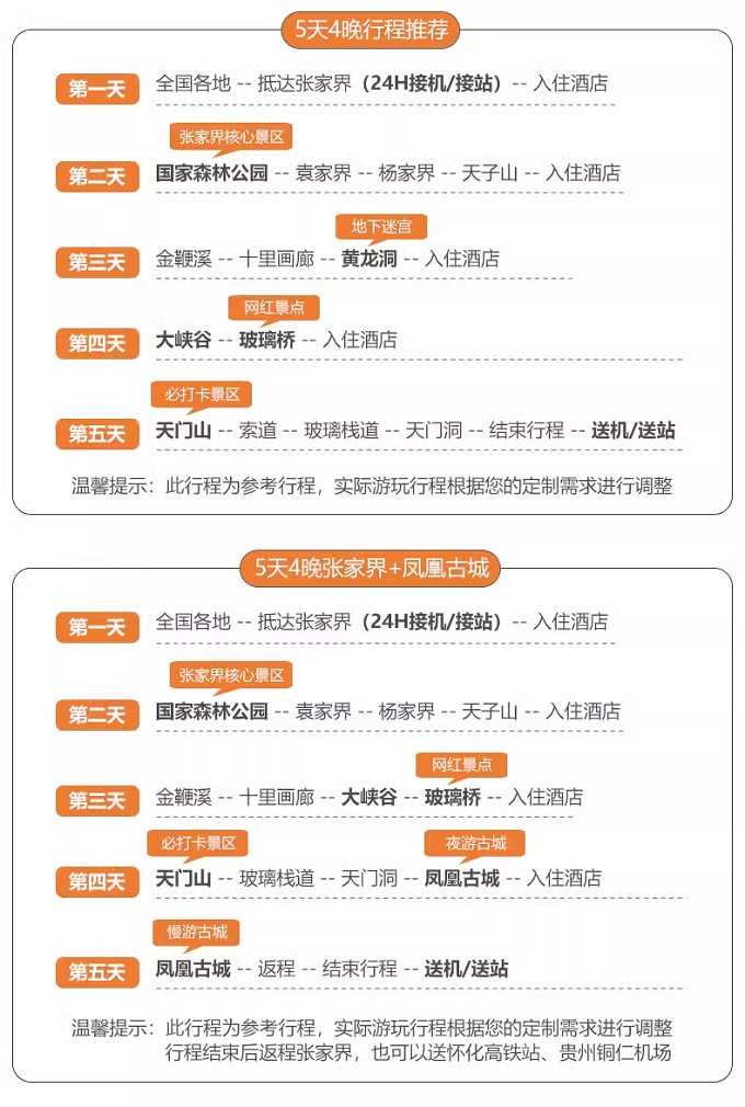 定制旅行 湖南旅游