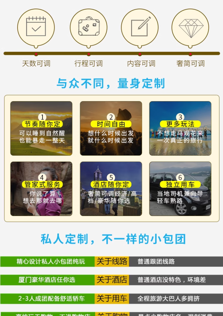 定制旅行 福建旅游